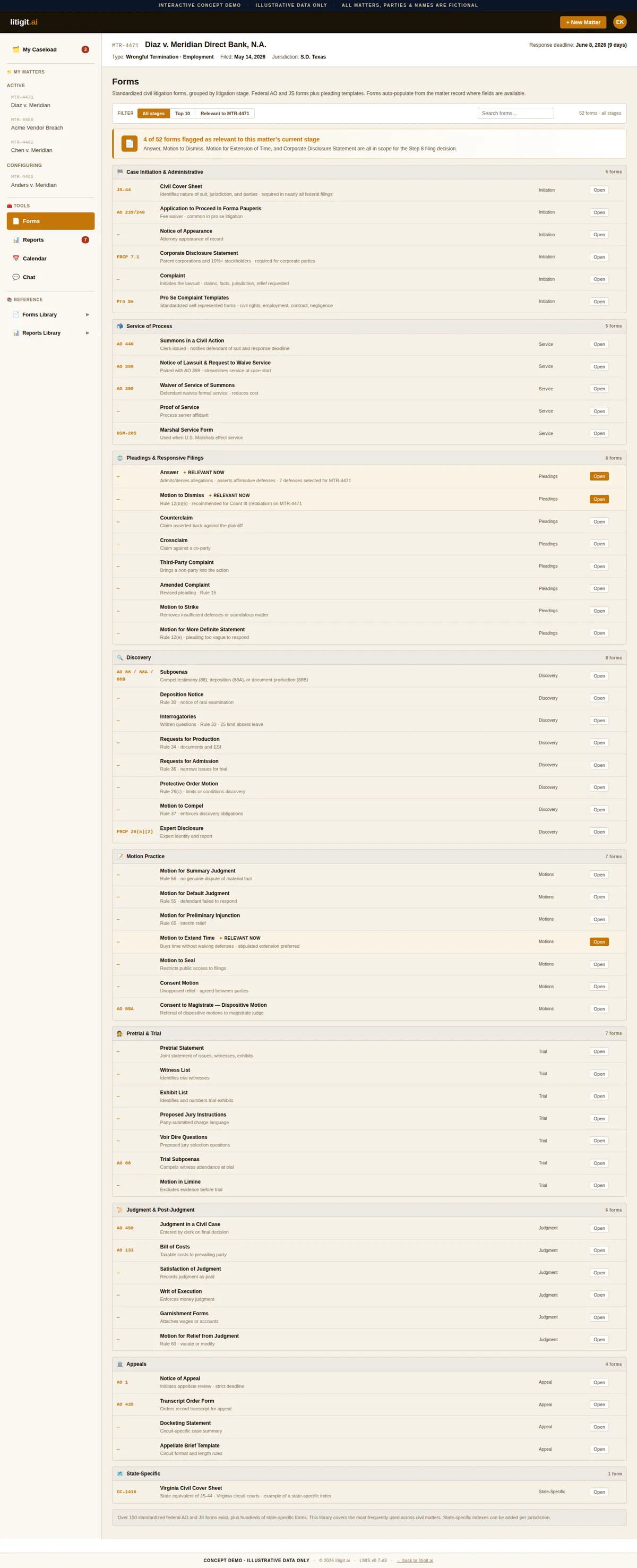 Reference · Forms Library